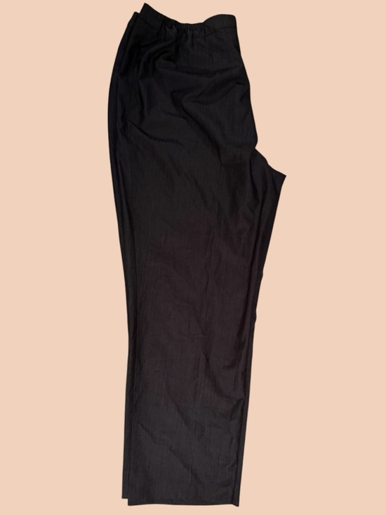 Kasper Pants - Kasper Women's Plus Size 18W Heathered Charcoal Wide Leg Trousers